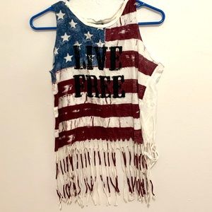 Rue 21 American Flag Top